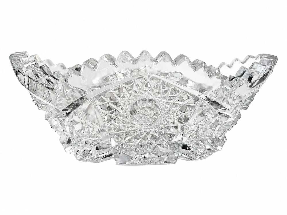 At Auction: American Brilliant Cut 9 inch Glass Bowl,